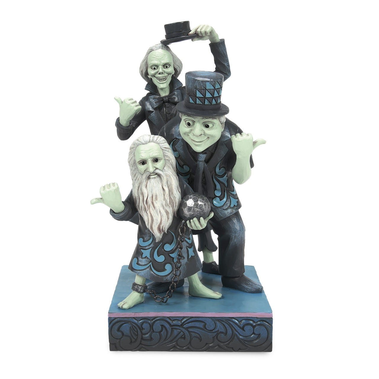 Ezra, Phineas and Gus ''Beware of Hitchhiking Ghosts'' Figure by Jim Shore – The Haunted Mansion