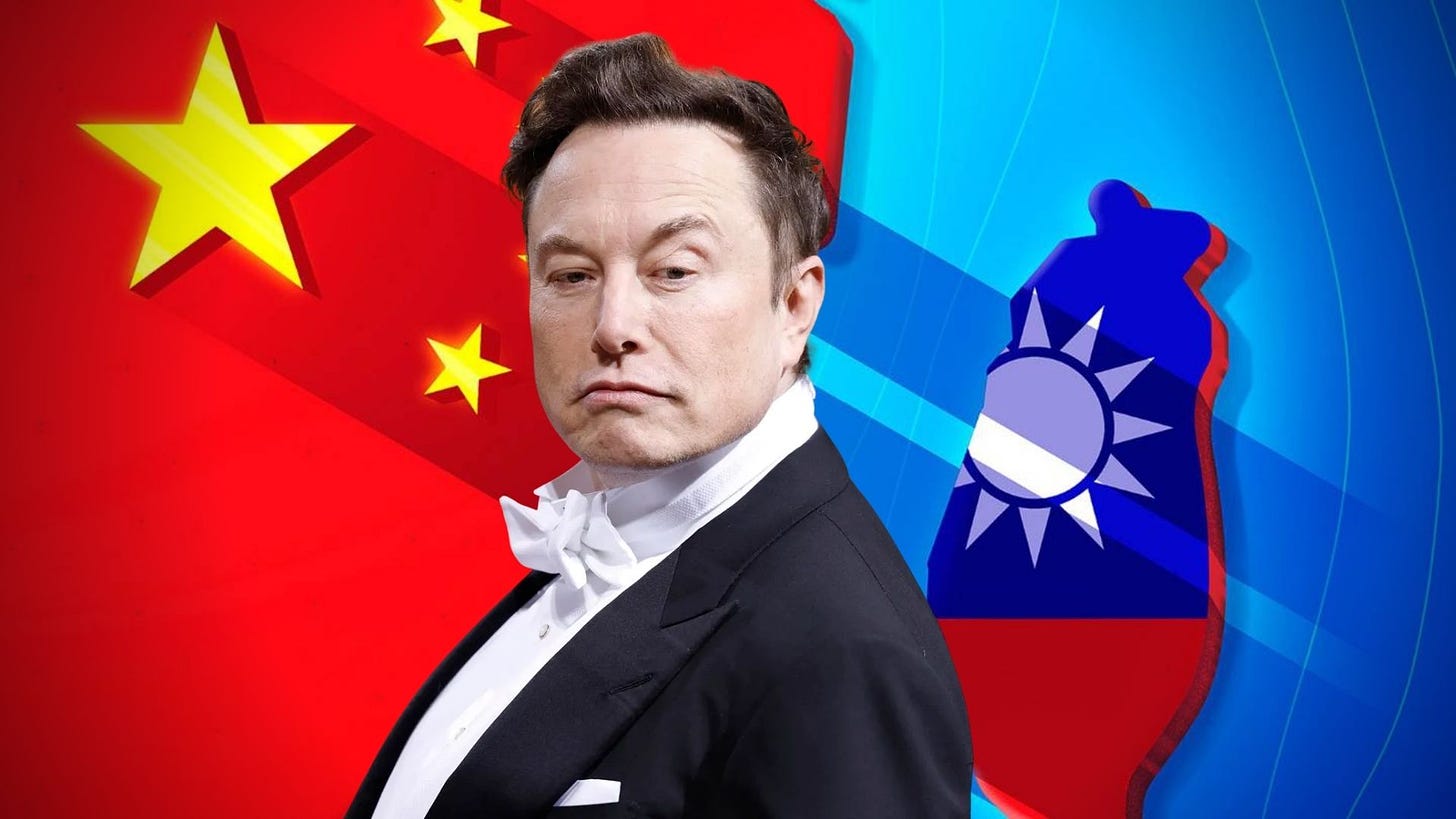 Multimillonario Elon Musk propone a China y Taiwán “unirse”, China aceptó  propuesta – Artículo 66