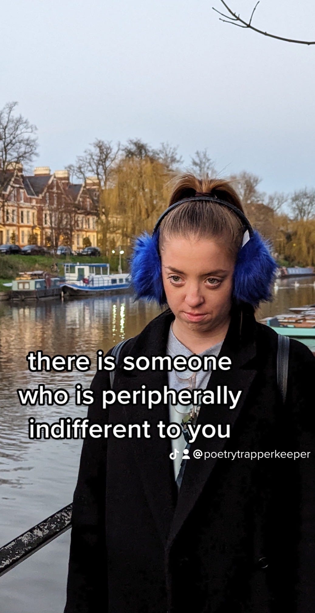 there is someone who is peripherally indifferent to you