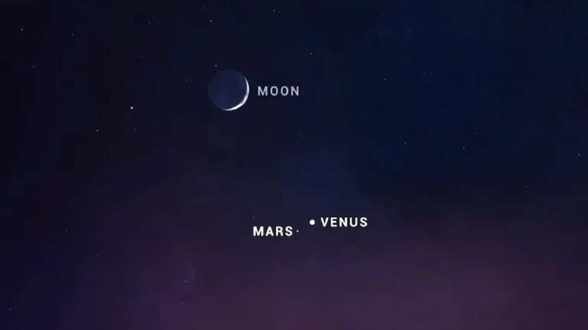 Mars, Venus to Align With Moon in Rare Planetary Conjunction Today. Check  How & When to Watch in India