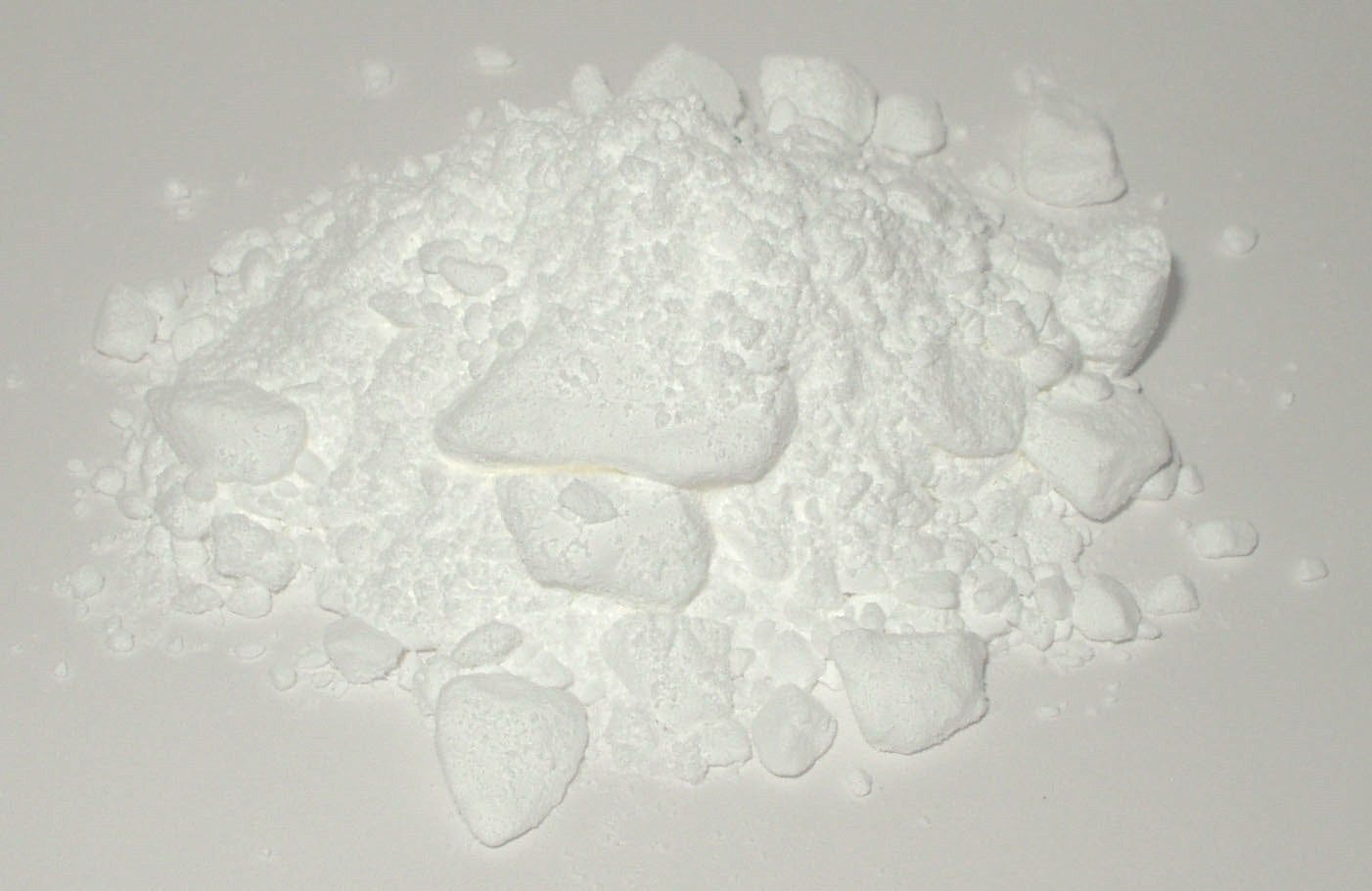 A pile of white powder