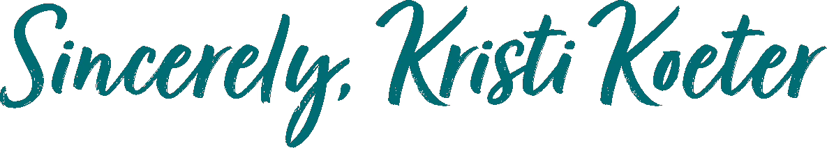 Kristi Koeter signature