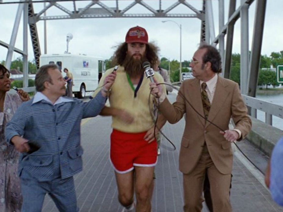 Tom Hanks Paid for the Running Scene to Be in 'Forrest Gump' Himself