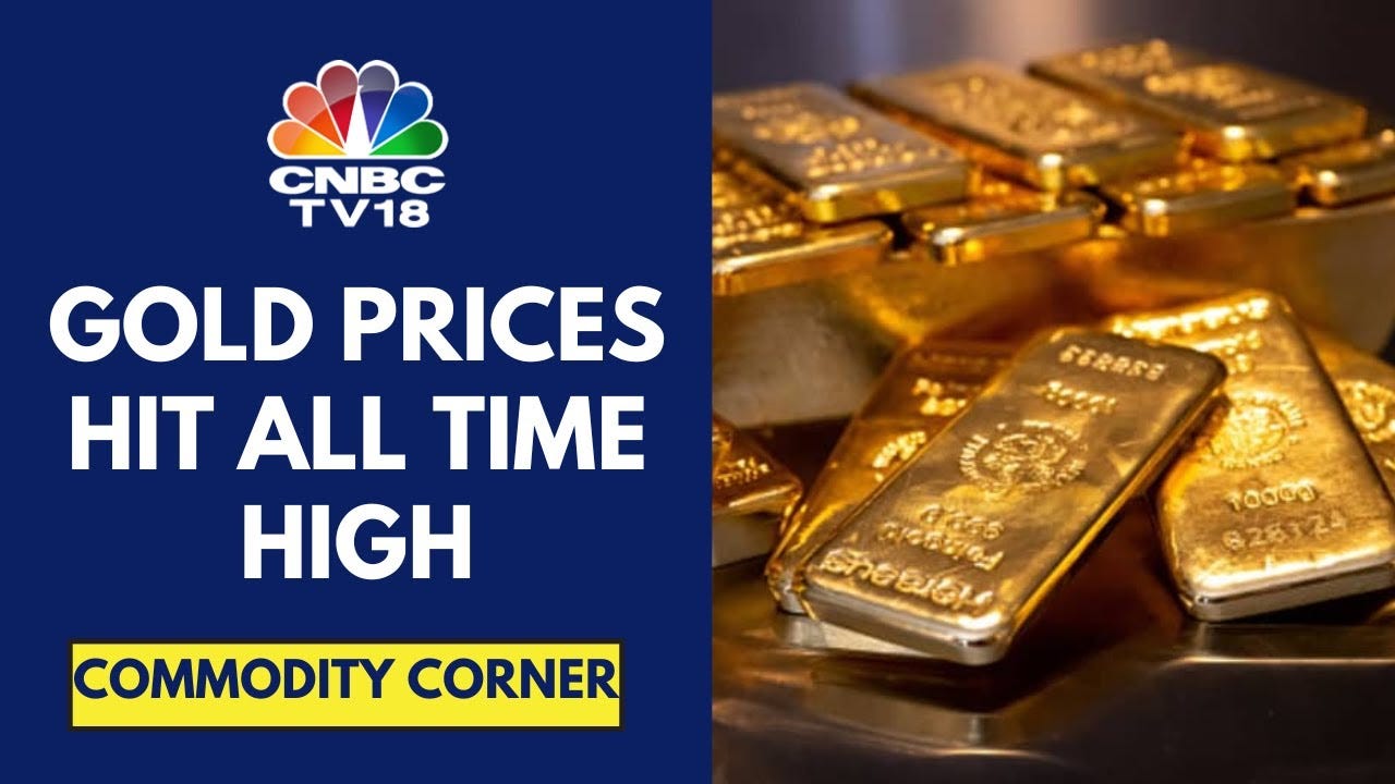 Gold Prices Are At An All Time High Above $2,250/oz After Gaining 10% In  2024 | CNBC TV18