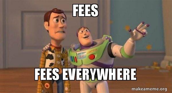 FEES FEES EVERYWHERE - Buzz and Woody (Toy Story) Meme | Make a Meme