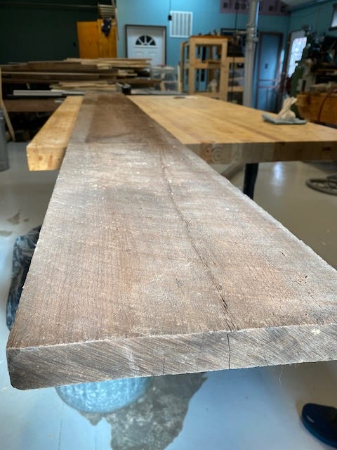 Walnut plank