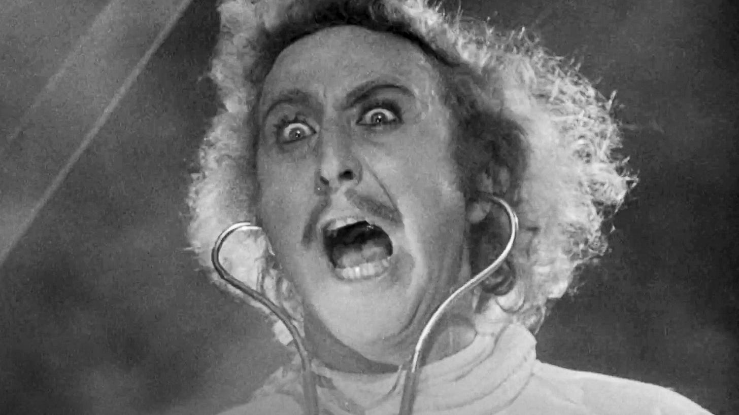 Still image from "Young Frankenstein"