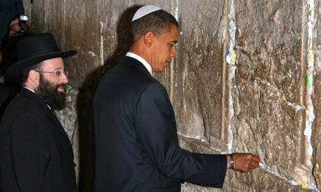 Obama makes surprise visit to Jerusalem's Western Wall | Israel | The  Guardian