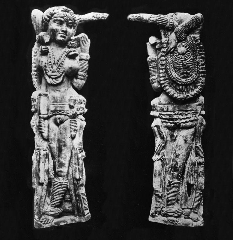 The Pompeii Lakshmi, front and back.