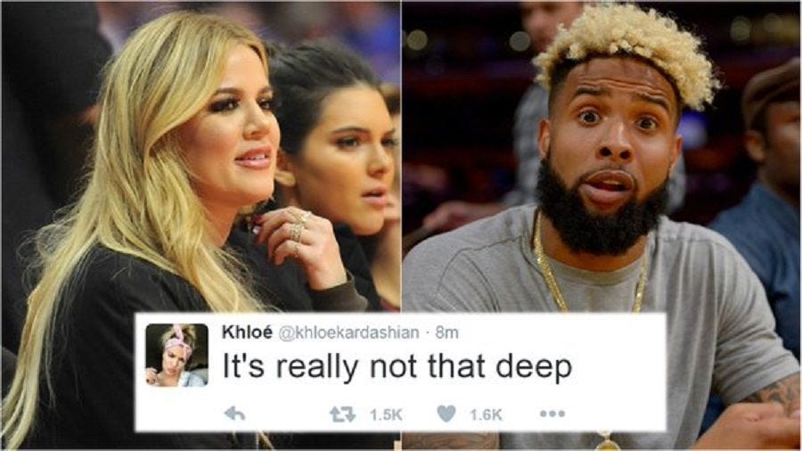 Khloe Kardashian on Odell Beckham Jr and Bella Hadid out from Gigi's shadow 2016 gossip