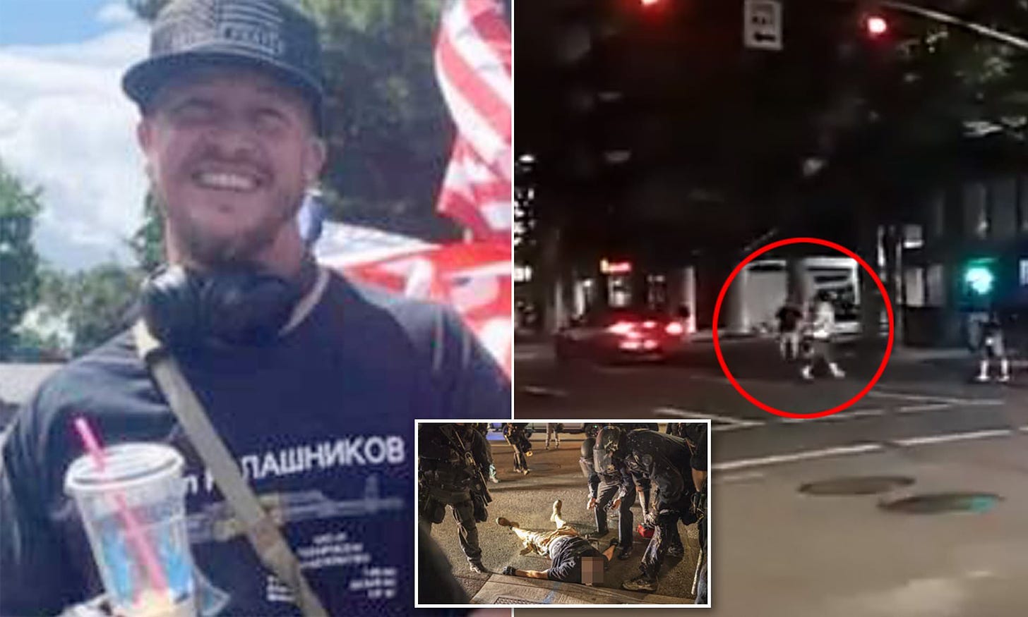 Man investigated for fatal shooting of Patriot Prayer supporter describes  himself as '100% ANTIFA' | Daily Mail Online