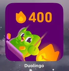 400 day streak and i got a new widget ...