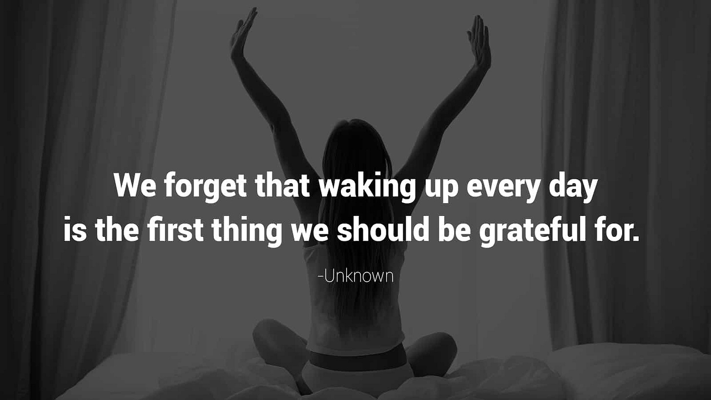 be grateful