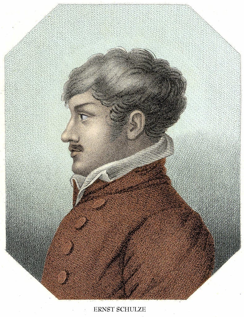 Portrait of Gottlob Ernst Schulze (1761 - 1833) German philosopher