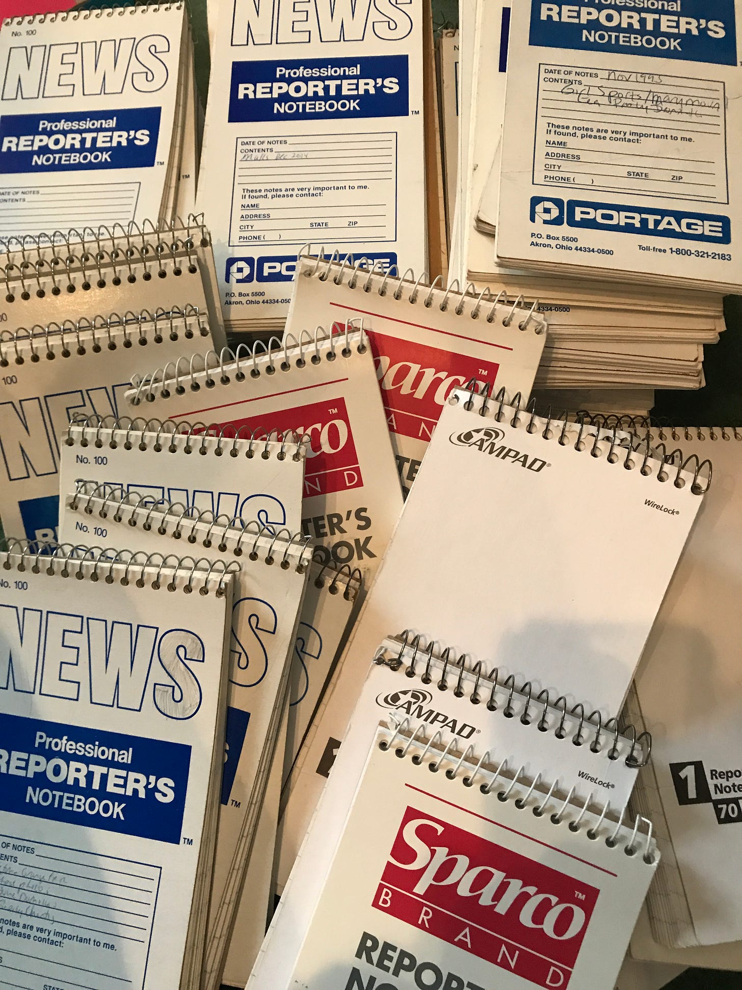 reporters notebooks