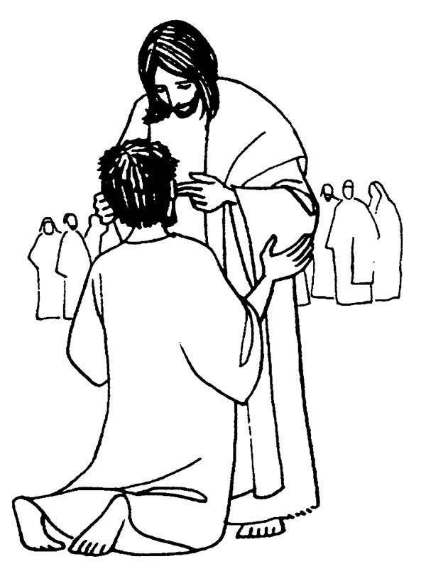 Jesus curando