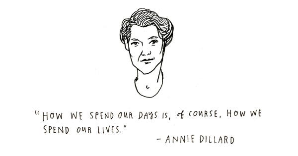 How We Spend Our Days Is How We Spend Our Lives: Annie ...