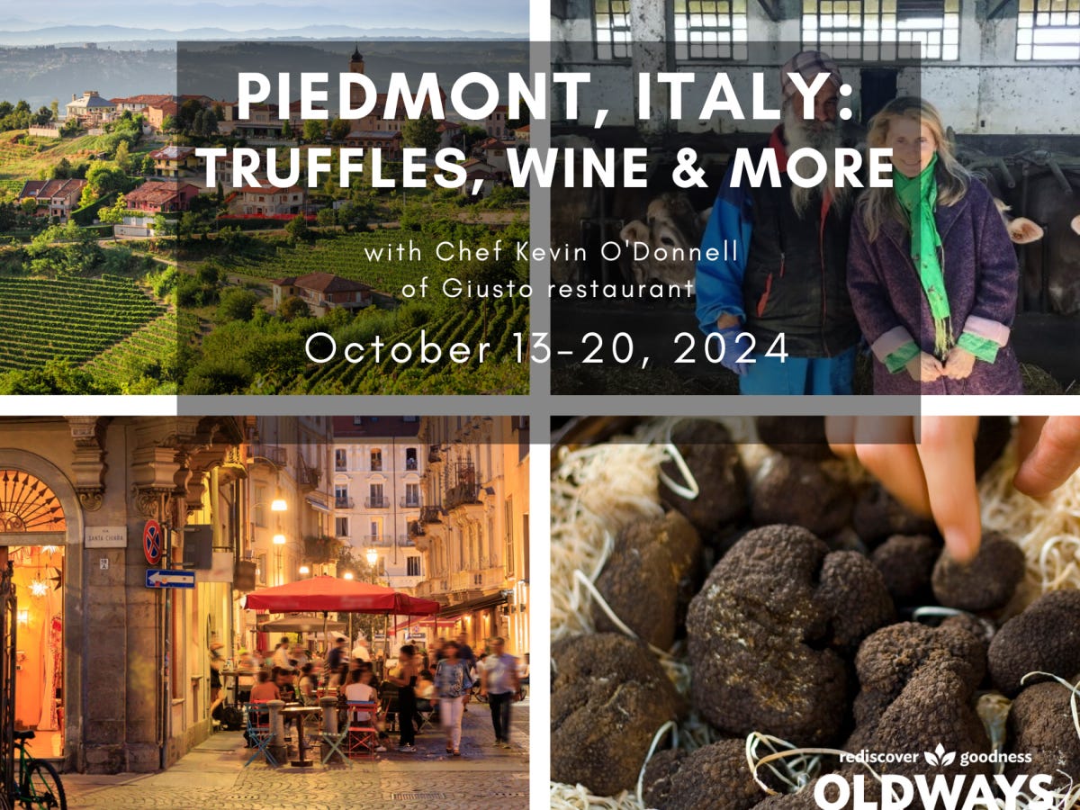 Follow your taste buds from Newport restaurant Giusto to Piedmont, Italy