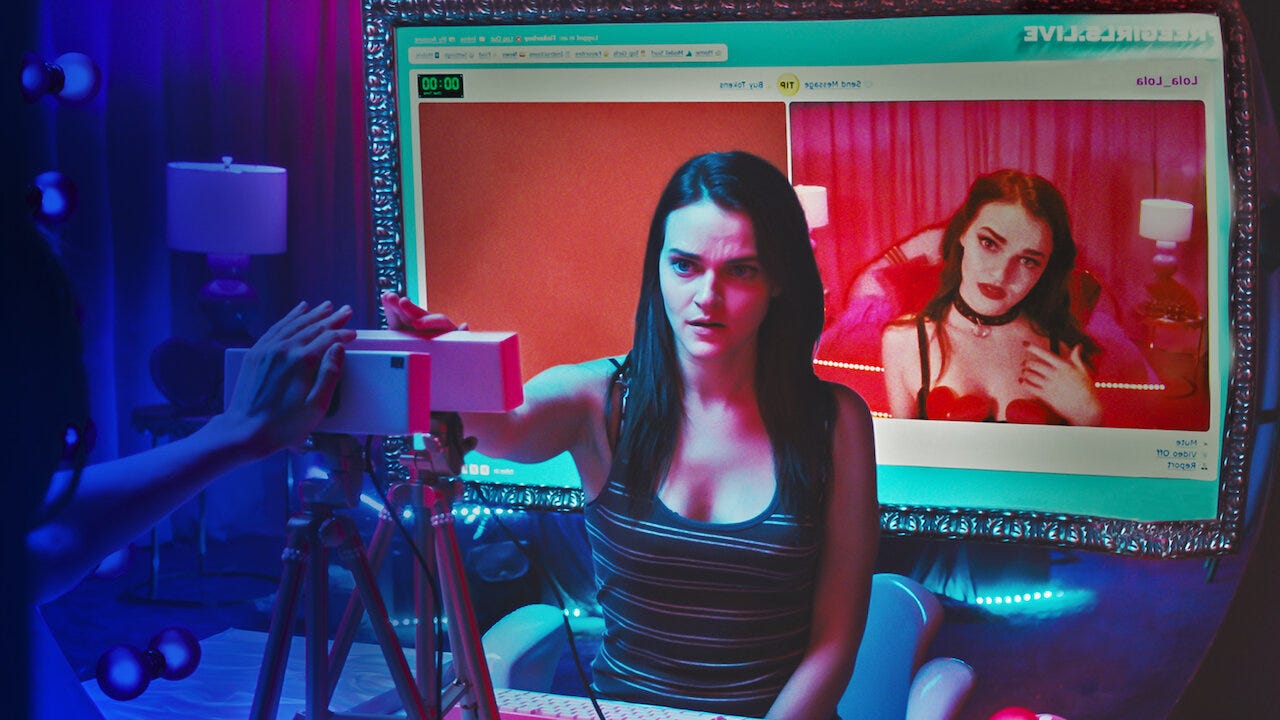 Madeline Brewer as Alice/Lola in Cam (2018)