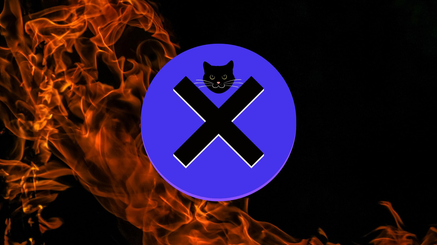 Image of fire, round, cross and cat face