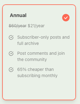 Laid Off Life Annual Subscription