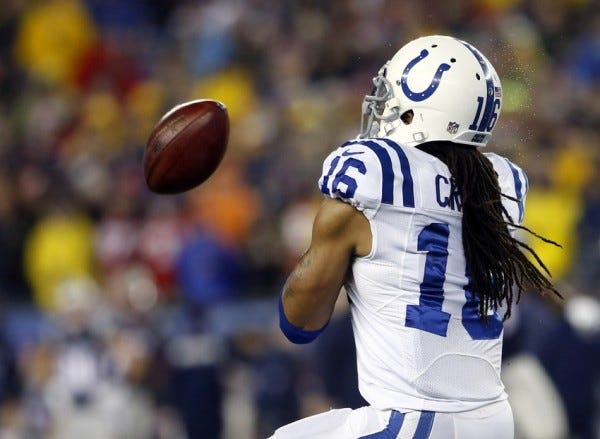 colts josh cribbs drops punt from patriots 2015