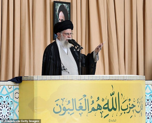Ayatollah Ali Khamenei reportedly told his armed forces to prepare several responses to be implemented depending on the severity of Israel's strike