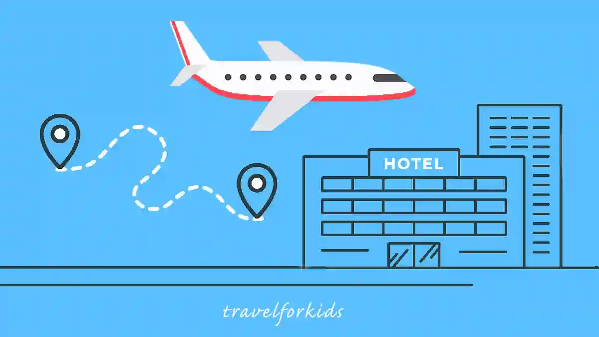 airplane hotel graphic