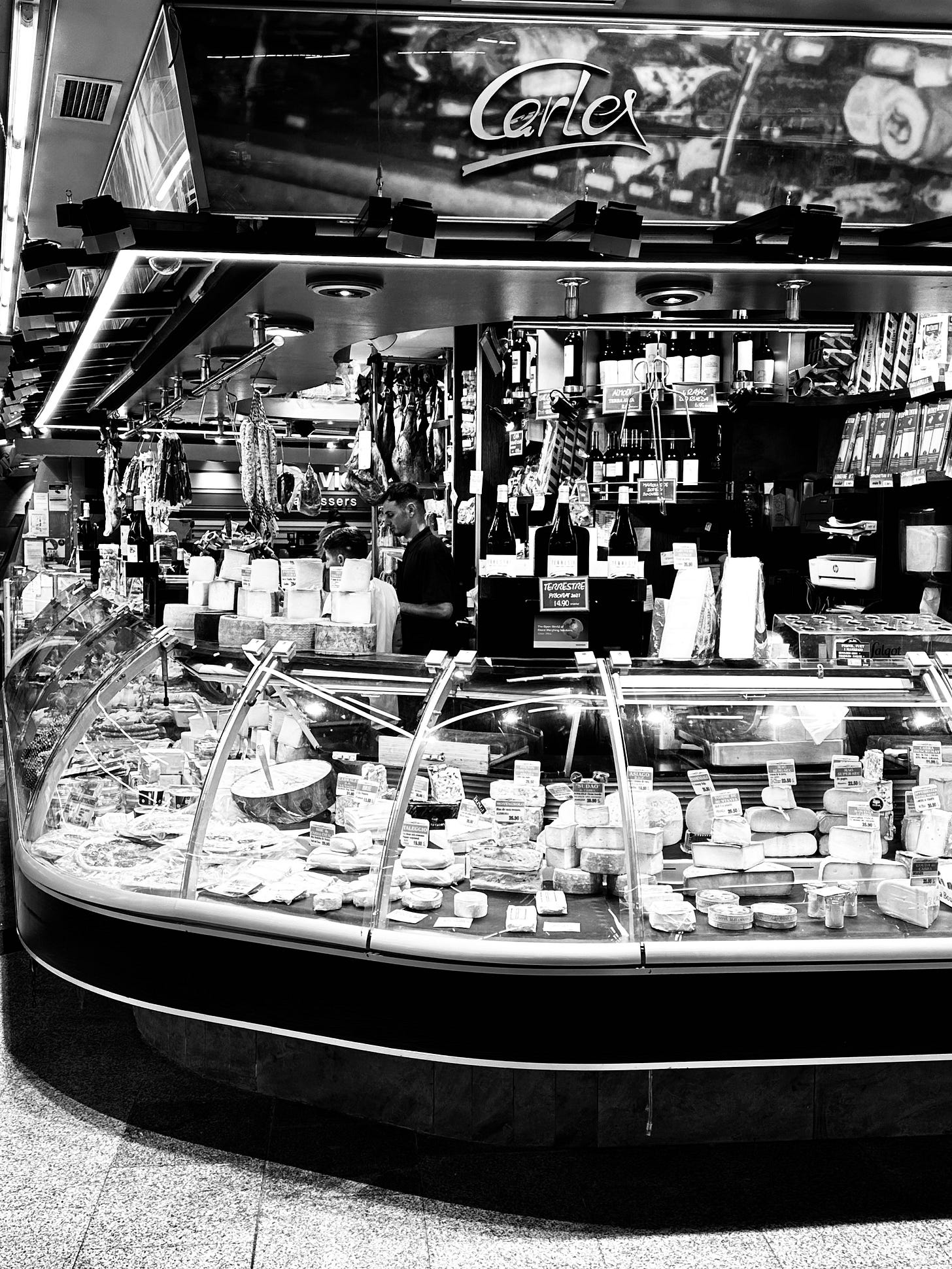 Monochrome photography from Barcelona in Spain