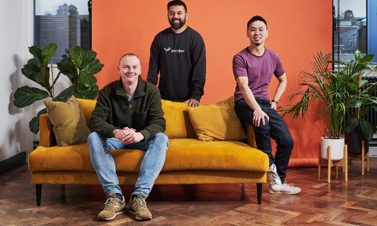 Yonder secures £62.5m in equity and debt Series A round.