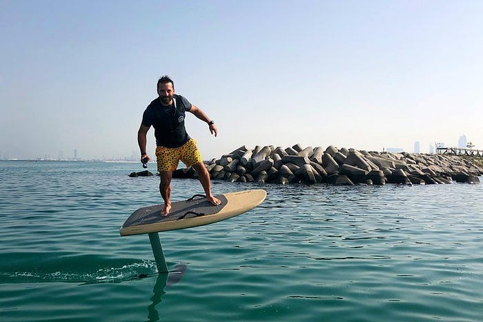 electric hydrofoil surfboard — efoilrentaldubai.com