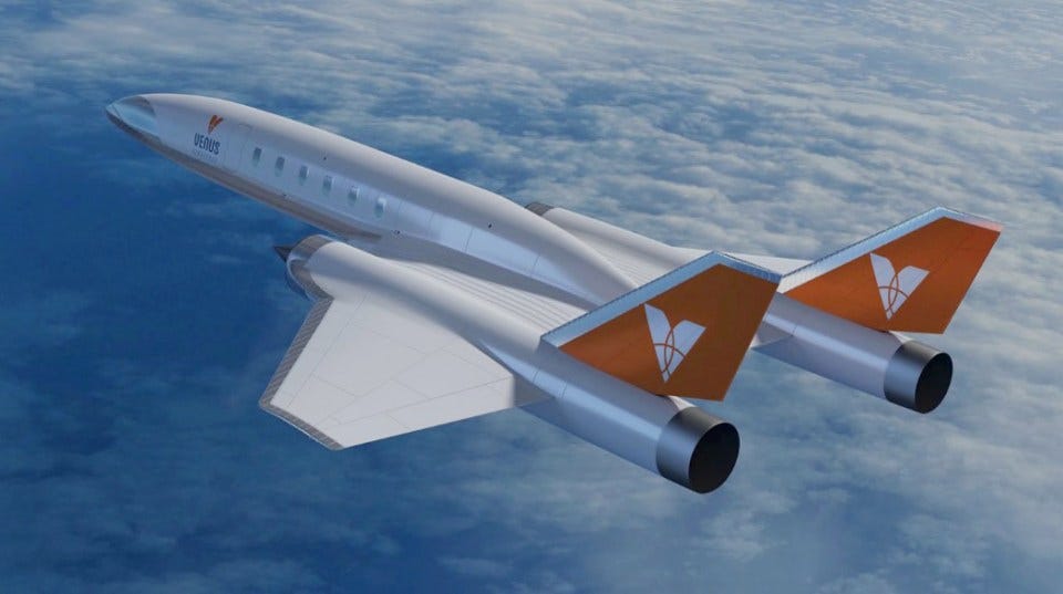 Illustration of a hypersonic jet.