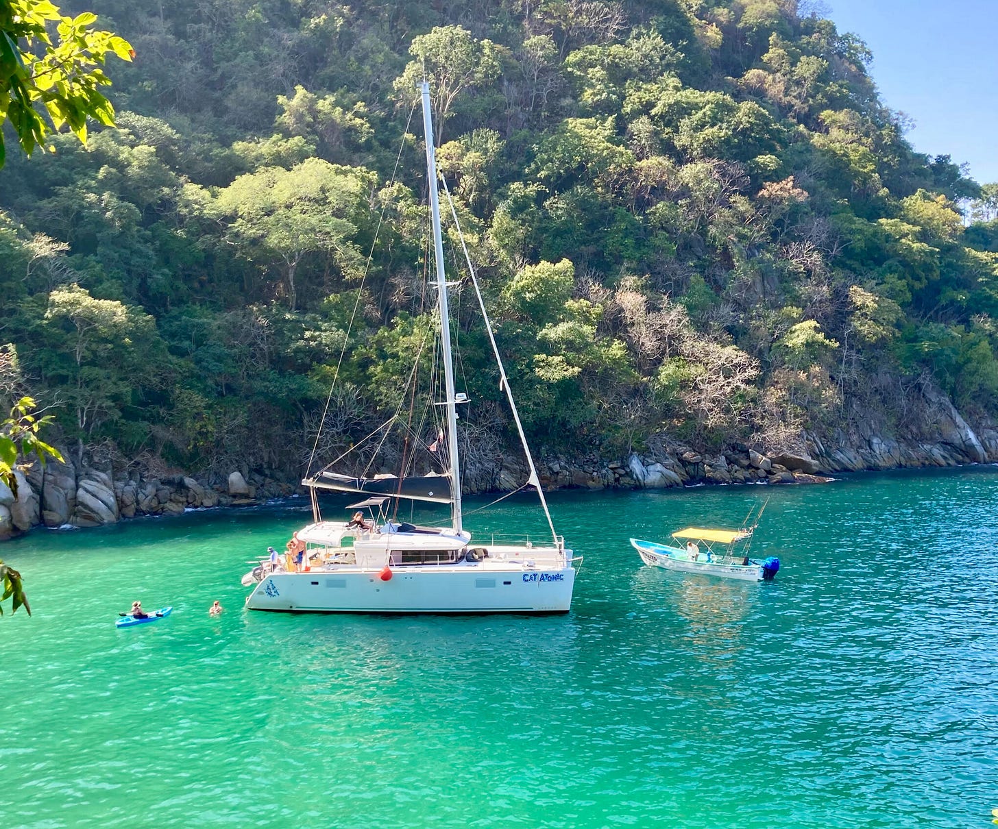 Puerto Vallarta ocean and boat