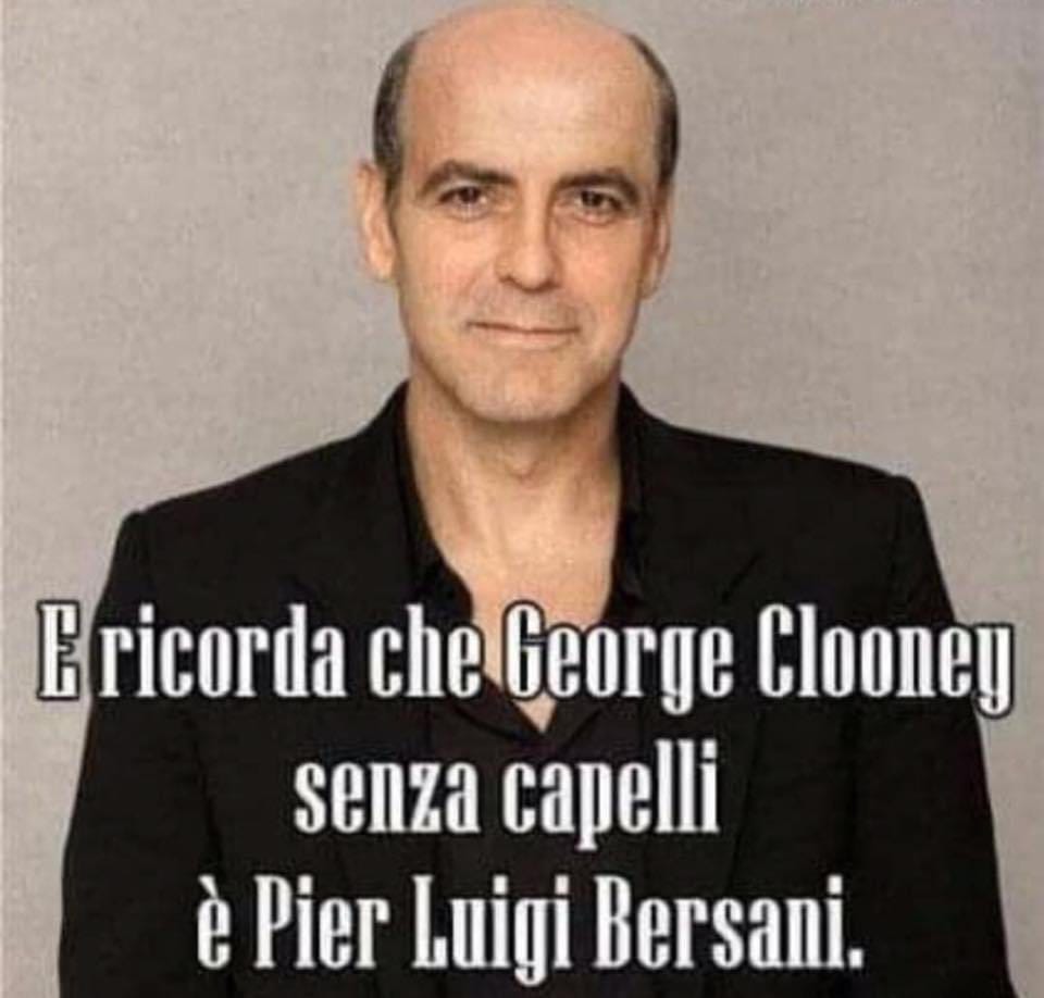 M49 on X: "Mai visti Bersani e Clooney nella stessa stanza  https://t.co/53i9f7yL4w" / X