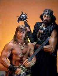 Back to 80s - Arnold Schwarzenegger and Wilt Chamberlain in Conan The  Destroyer | Facebook