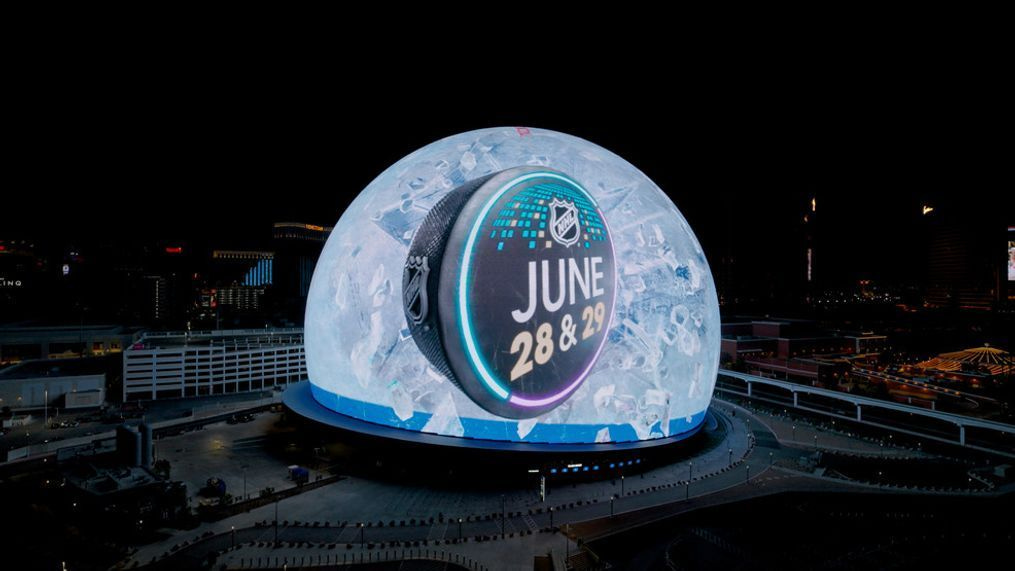 Las Vegas hosting 2024 NHL Draft, historic telecast from Sphere