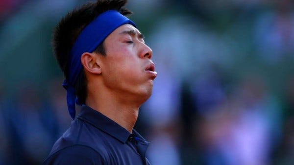 kei nishikori french open roland garros loser 2015