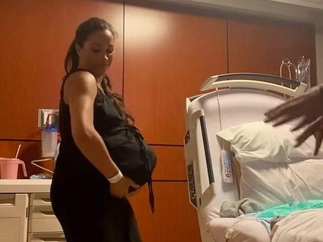 Meghan Markle posted a cringey video of her and Prince Harry dancing in a hospital room ahead of Lilibet's birth earlier this month