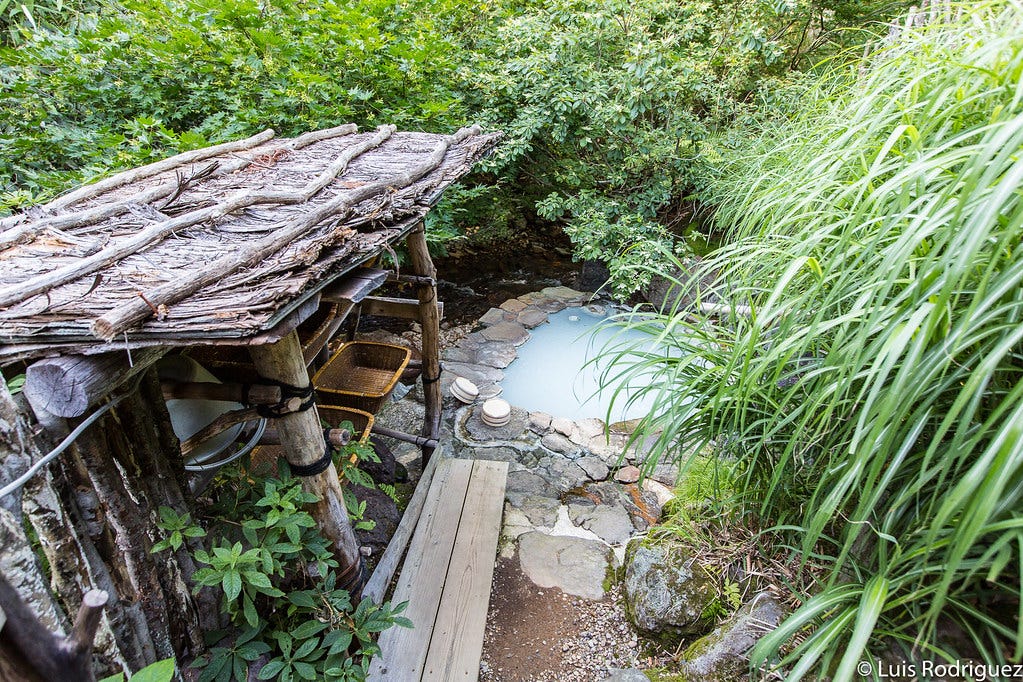 Onsen de uso privado en Nyuto Onsen