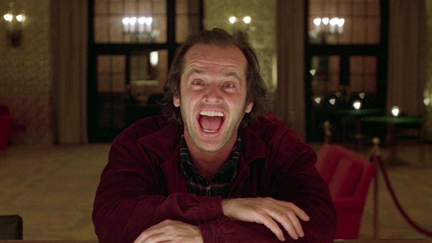 Watch: Jack Nicholson psyching up for The Shining's axe scene – The Irish  Times
