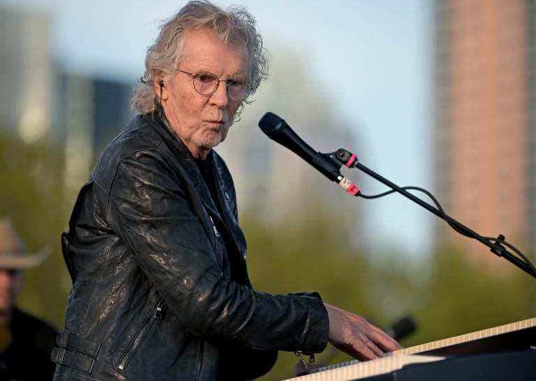 The Zombies founder Rod Argent was hospitalized after having a stroke (Picture: Getty)