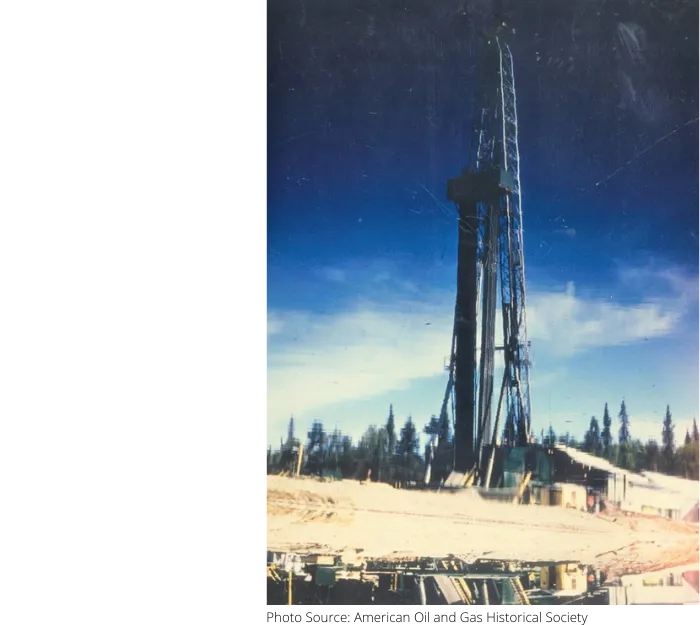 Swanson River Oil Fields on the Kenai Peninsula in Alaska.