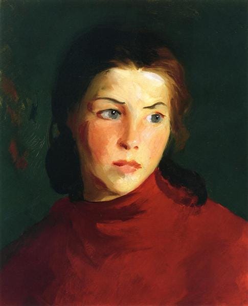 Irish Girl (Mary Lavelle), 1913 - Robert Henri