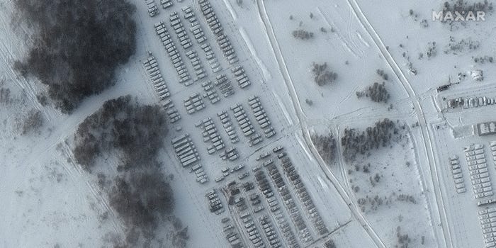 Satellite Photos Show Russian Troops Near Ukraine Amid Invasion Fears