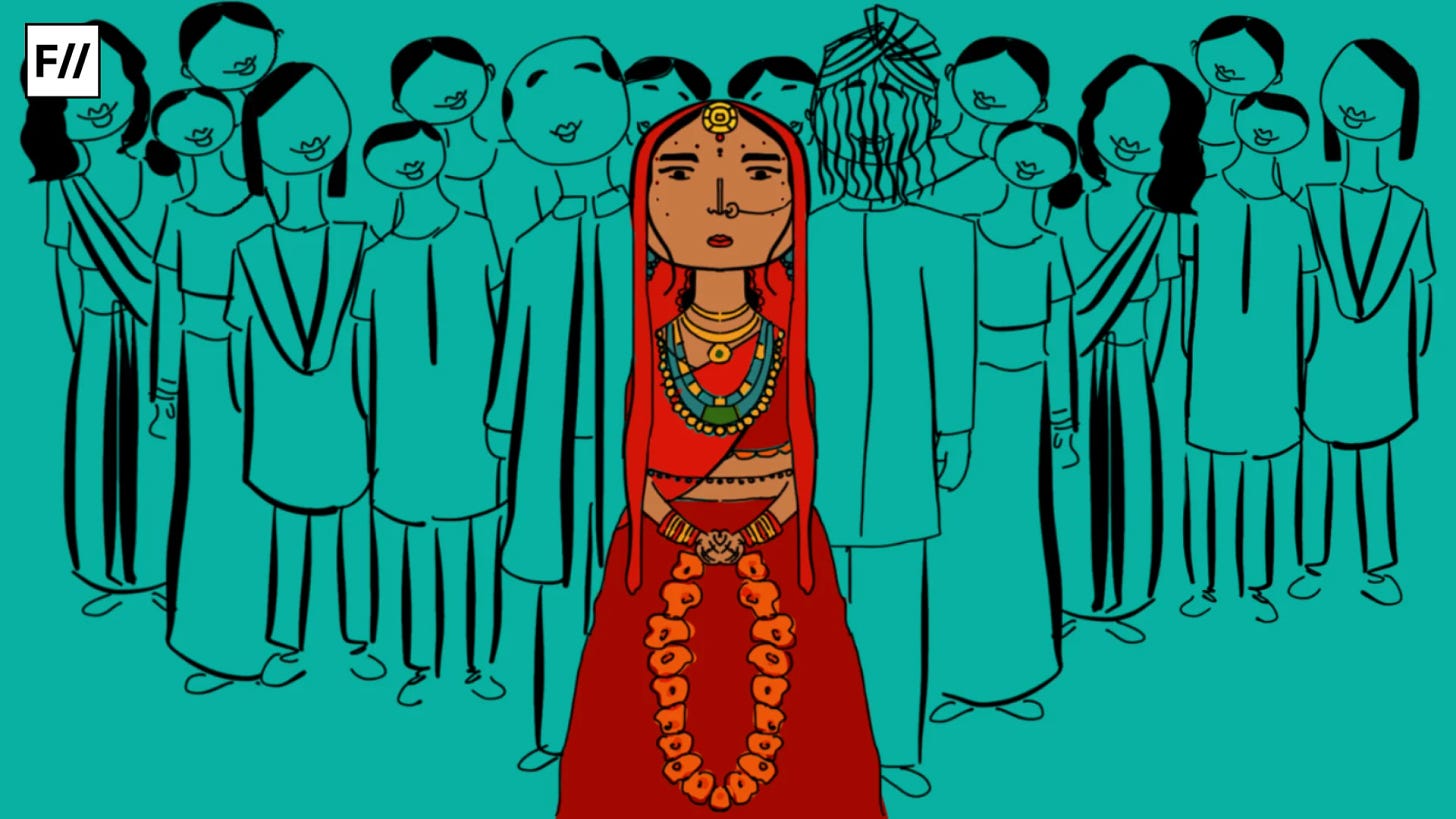 Image of an Indian bride