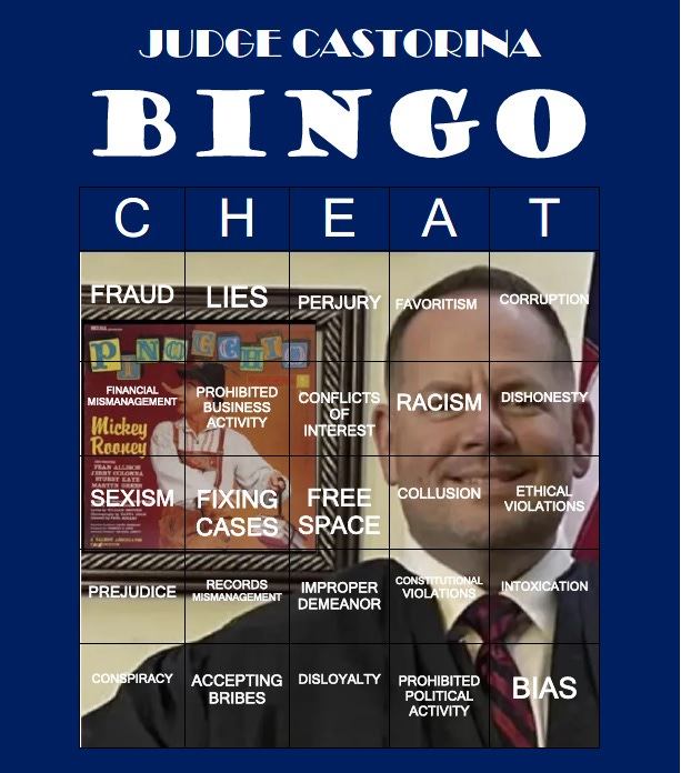 Castorina Bingo Card Pinocchio 