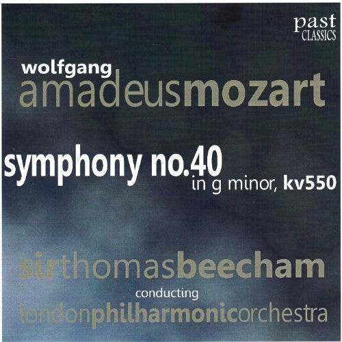 Mozart: Symphony No. 40 by London Philharmonic Orchestra, Sir Thomas Beecham on Amazon Music ...