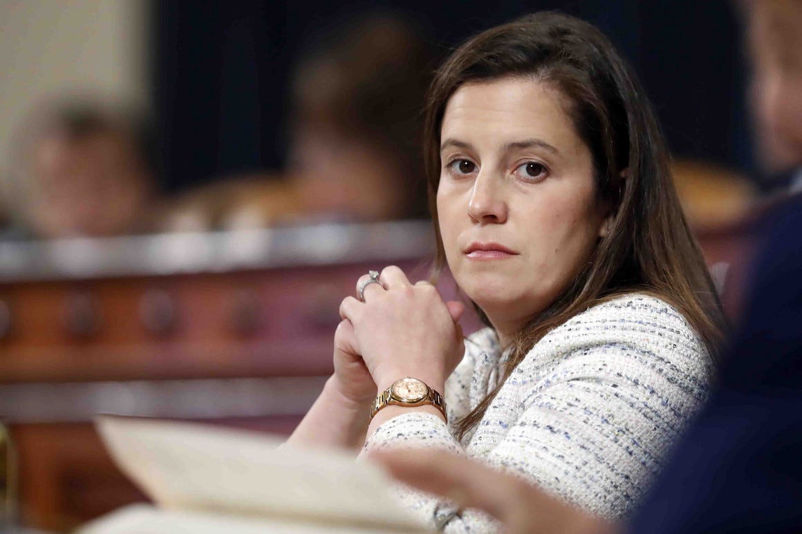 Stefanik bashes Twitter after aide’s account suspended in ‘error’