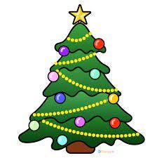 FREE Christmas Tree Clipart (Royalty-free) | Pearly Arts