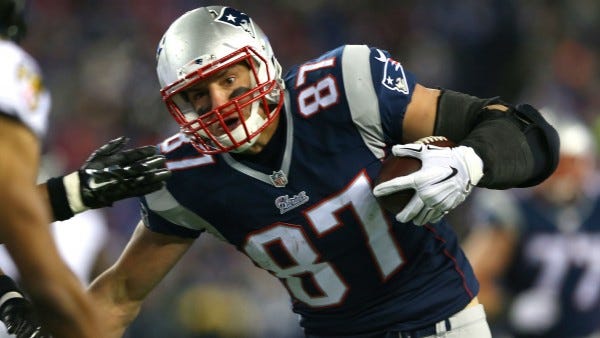 rob gronkowski patriots ball bulge for win against colts 2015